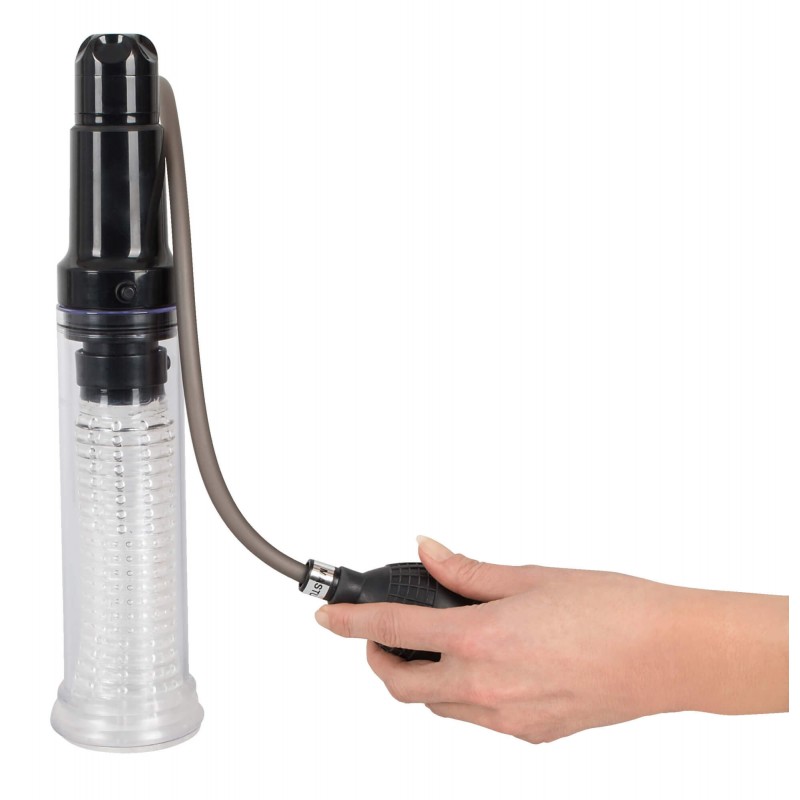 You2Toys - 2in1 - péniszpumpa és maszturbátor egyben (átlátszó) 74462 termék bemutató kép