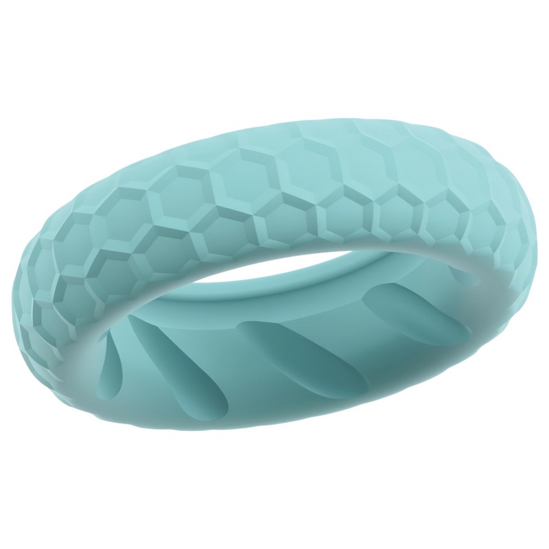 You2Toys - 3in1 pénisz- és heregyűrű szett (türkiz) 145091 termék bemutató kép