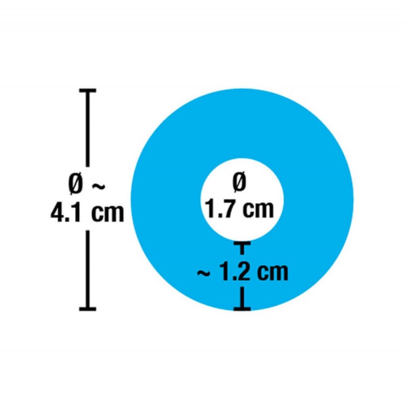 You2Toys - Áttetsző péniszgyűrű - jégkék 67289 termék bemutató kép
