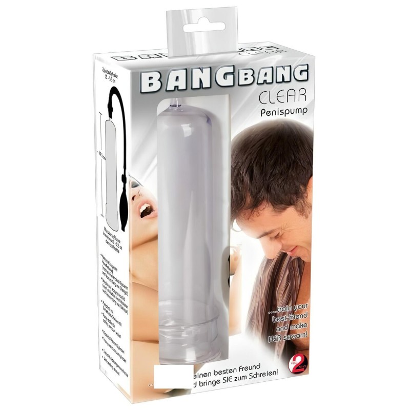 You2Toys Bang - kézi vákuumos péniszpumpa (átlátszó) 157799 termék bemutató kép