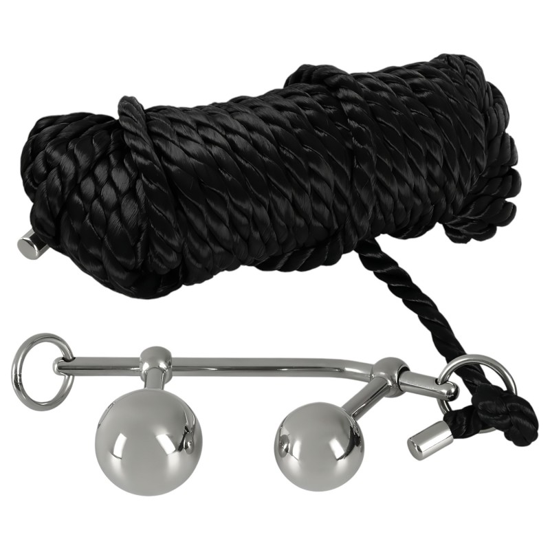 You2Toys Bondage anál plug (149g) + BDSM kötél (10m) 113033 termék bemutató kép