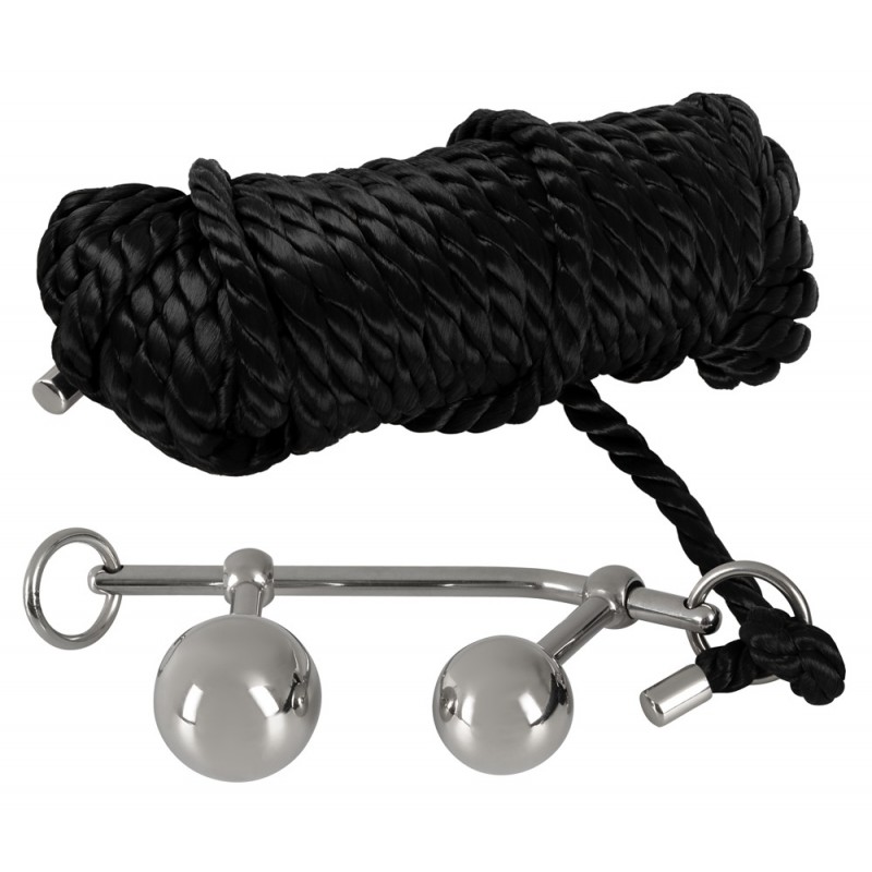 You2Toys Bondage anál plug (149g) + BDSM kötél (10m) 62474 termék bemutató kép