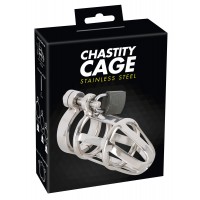 You2Toys - Chastity Cage - fém péniszketrec, lakattal 62214 termék bemutató kép