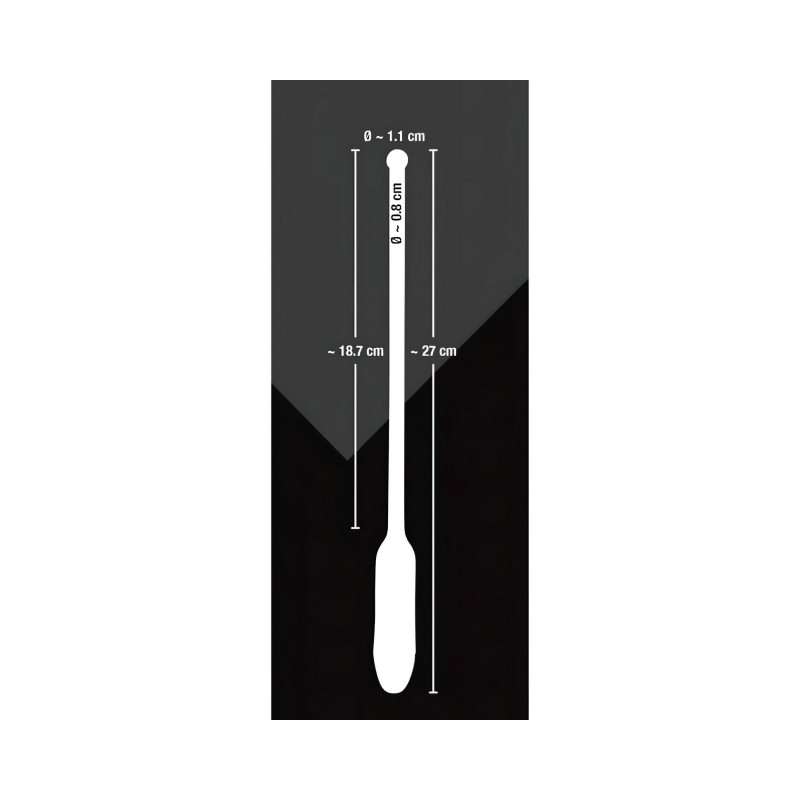 You2Toys DILATOR - szilikon, vibrációs dilátor (fekete, 8-11 mm) 130543 termék bemutató kép