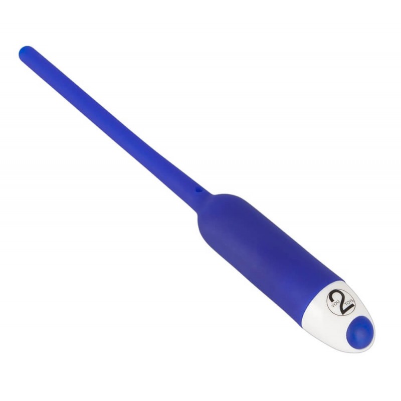You2Toys - DILATOR - üreges szilikon húgycsővibrátor - kék (7mm) 61739 termék bemutató kép