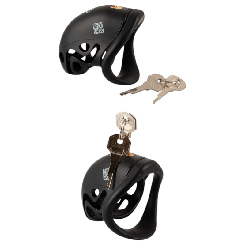 You2Toys - péniszketrec péniszpluggal (fekete) 120671 termék bemutató kép