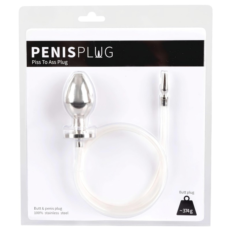 You2Toys - Piss to Ass Plug - üreges anál plug húgycső tágítóval 136538 termék bemutató kép