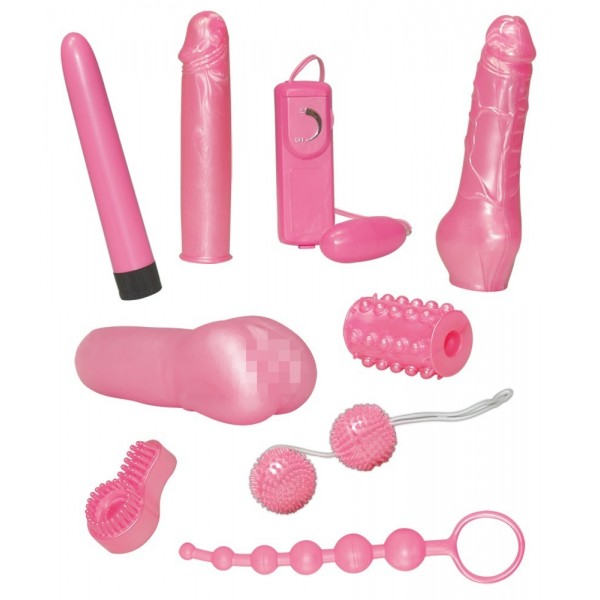 You2Toys - Rózsaszín - vibrátoros készlet (9 részes)