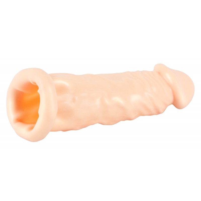 You2Toys - Silicone - hosszabbító péniszköpeny (natúr) - 19cm 62082 termék bemutató kép