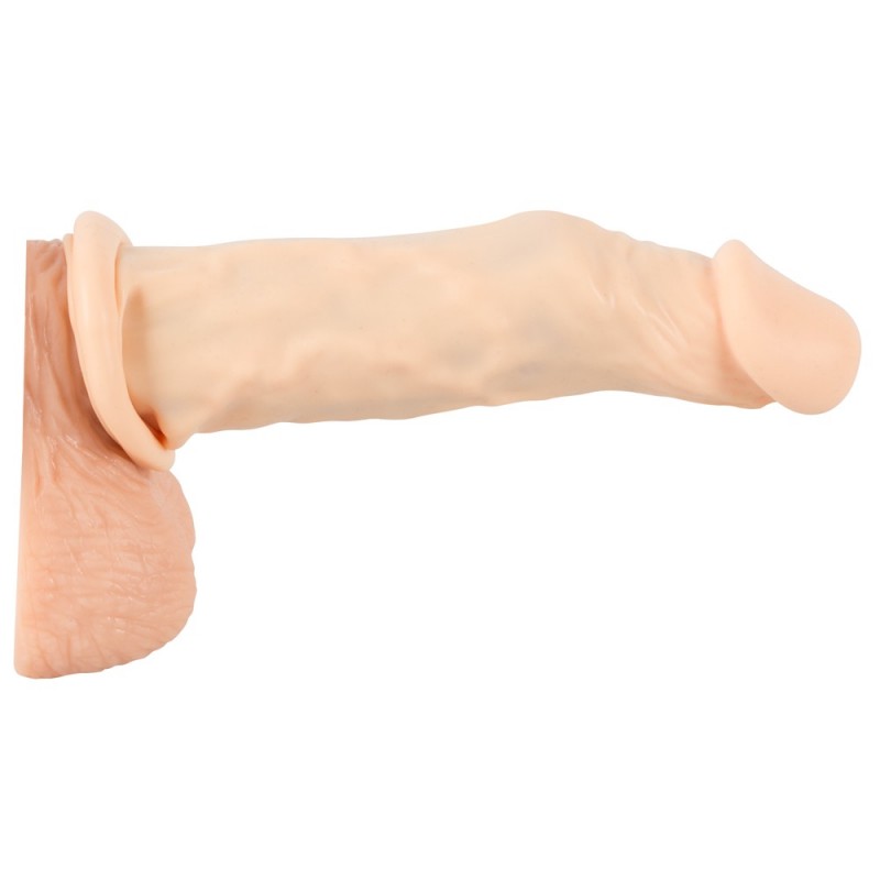 You2Toys - Silicone - hosszabbító péniszköpeny (natúr) - 19cm 62084 termék bemutató kép