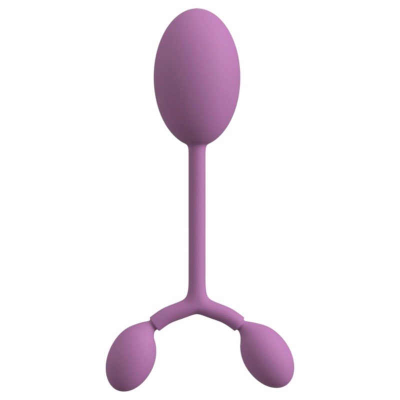 You2Toys - szilikon intim tréner mozgó súlyokkal - 78 g (lila) 171511 termék bemutató kép