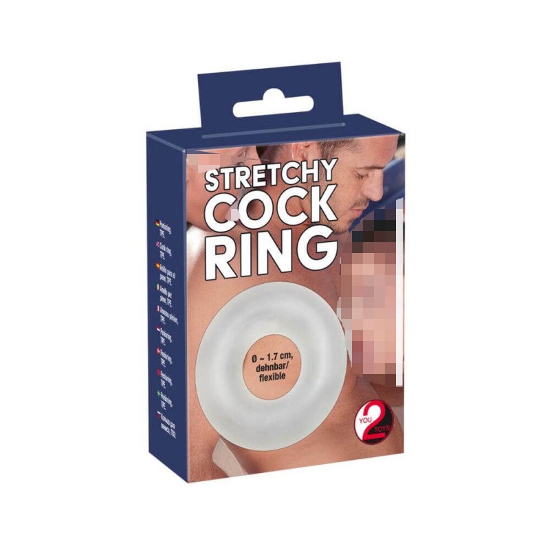 You2Toys - szilikon péniszgyűrű (átlátszó) 67250 termék bemutató kép