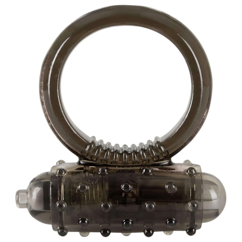 You2Toys - szilikon vibrációs péniszgyűrű (fekete) 113948 termék bemutató kép