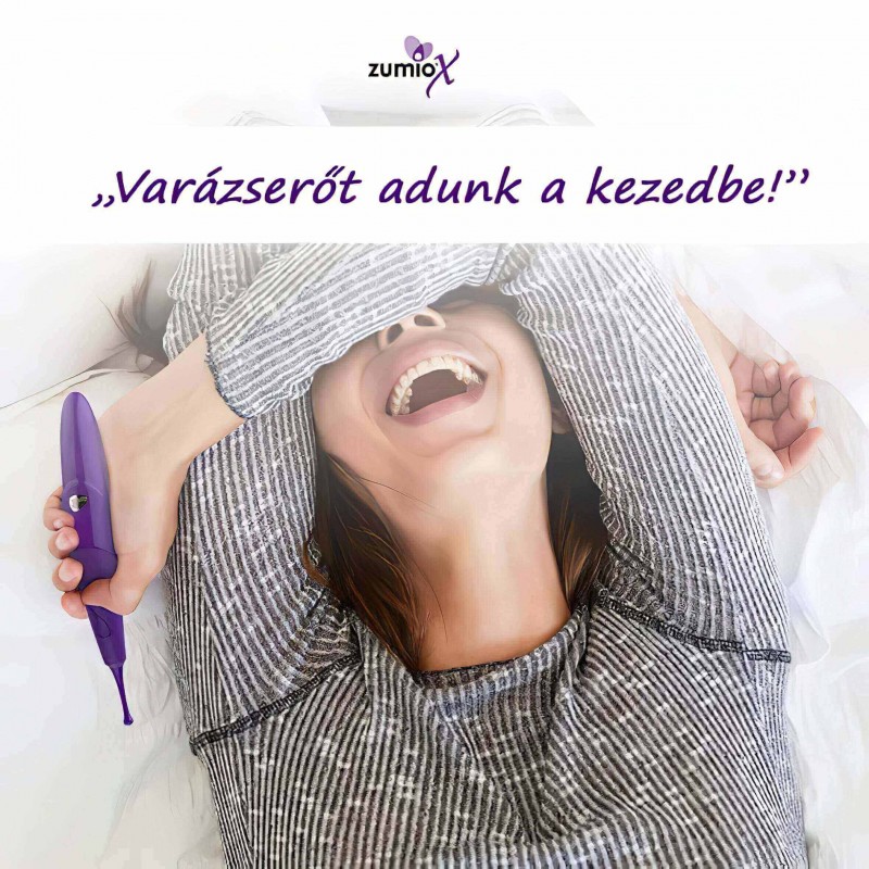 Zumio Soft - akkus csikló vibrátor (lila) 116924 termék bemutató kép