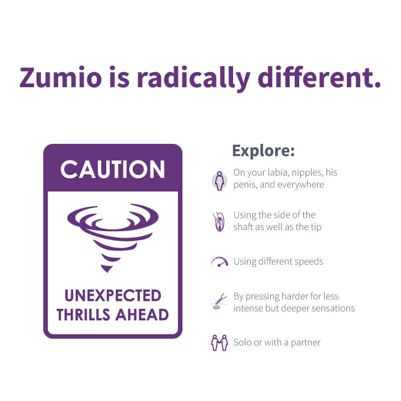 Zumio Soft - akkus csiklóvibrátor (lila) 28725 termék bemutató kép